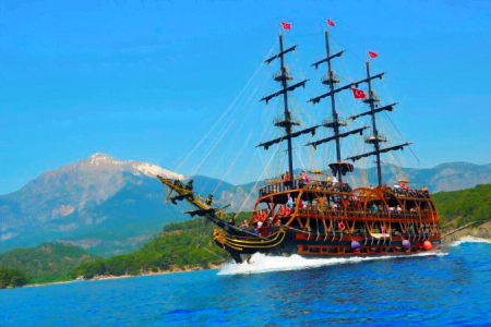 KEMER PARTY PIRATE BOAT DAILY TRIP FROM ANTALYA (GROUP TOUR)