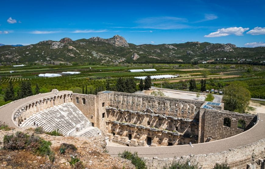 PERGE, SIDE, ASPENDOS & WATERFALLS GUIDED TOUR